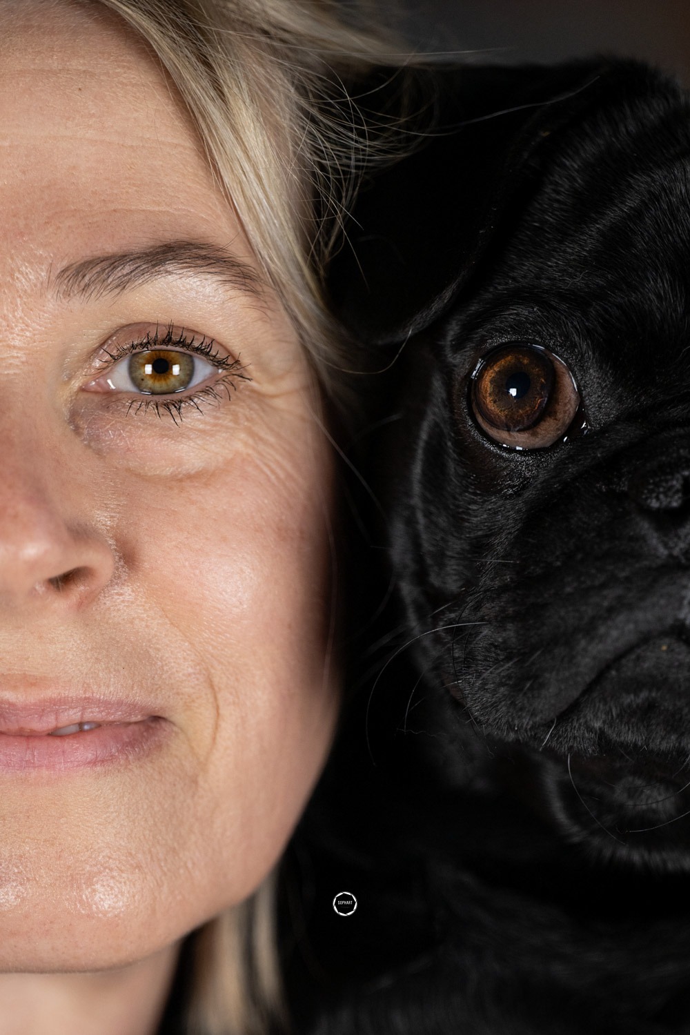 Sophart Photography Hunde Fotoshooting mit Besitzer