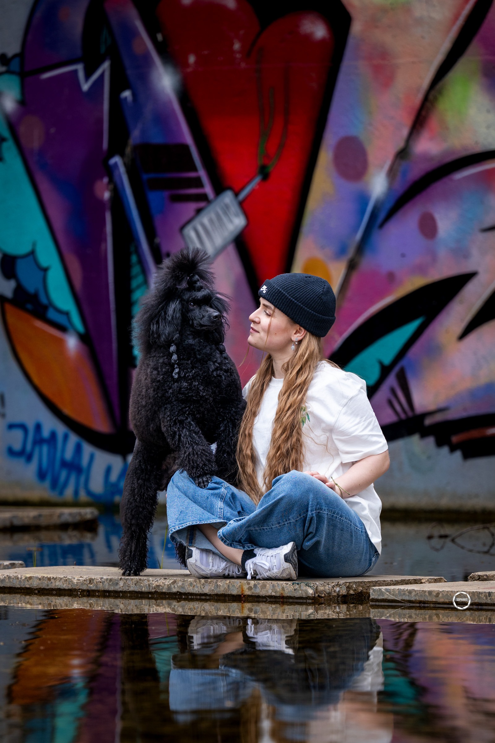 Sophart Photography Hunde Fotoshooting mit Besitzer