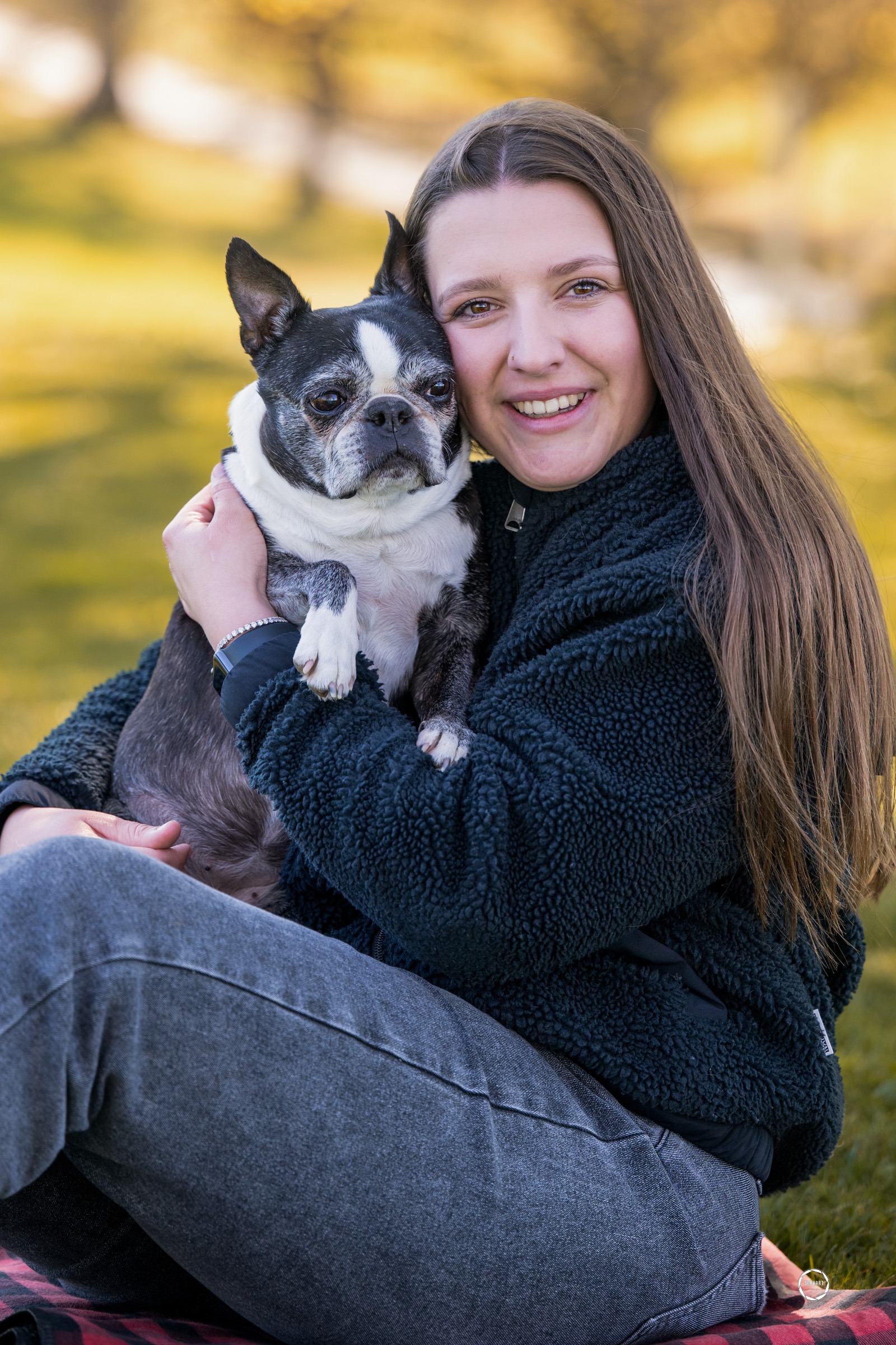 Sophart Photography Hunde Fotoshooting mit Besitzer