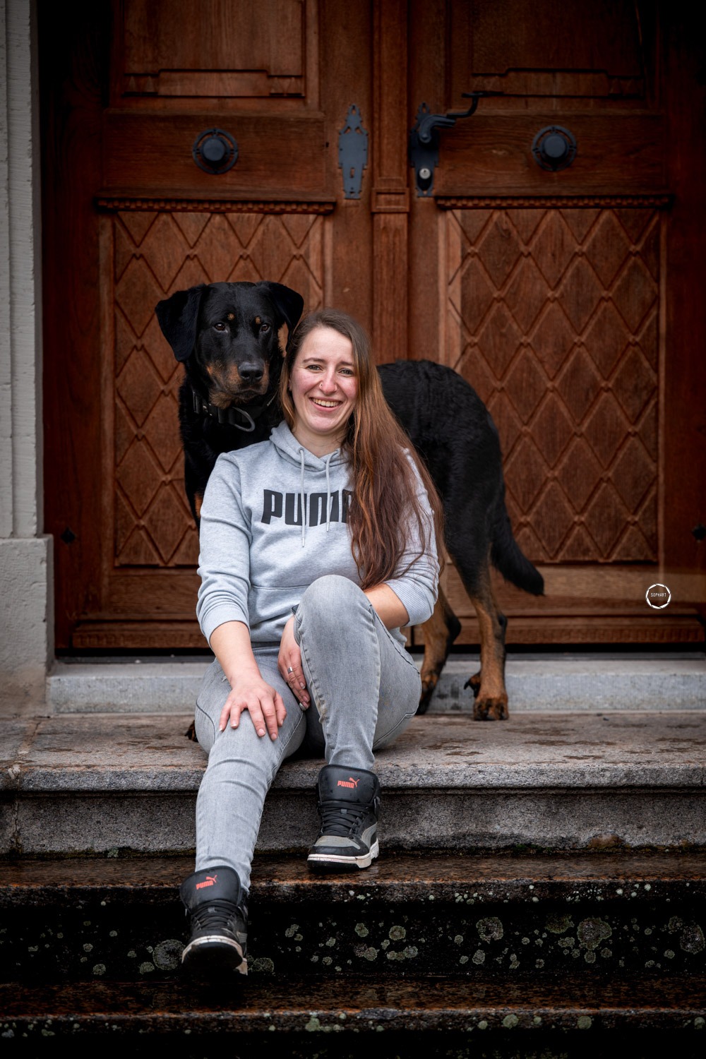 Sophart Photography Hunde Fotoshooting mit Besitzer