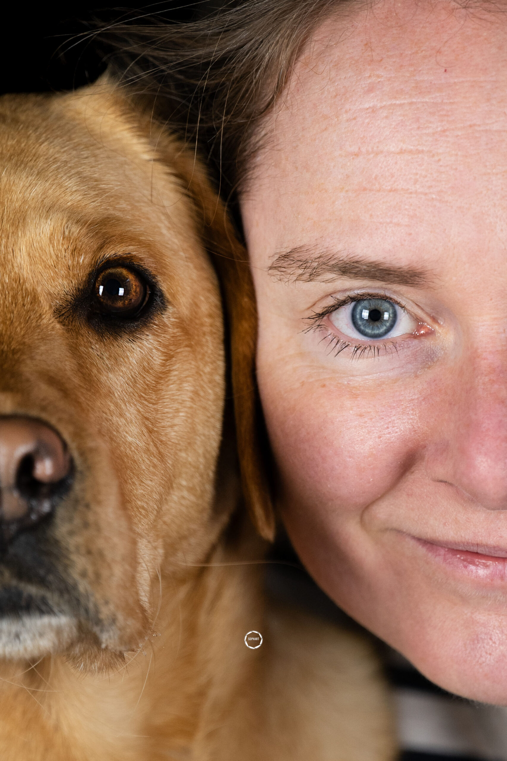 Sophart Photography Hunde Fotoshooting mit Besitzer