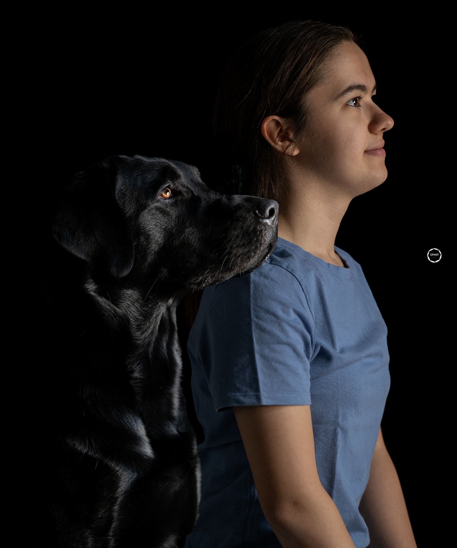 Sophart Photography Hunde Fotoshooting mit Besitzer