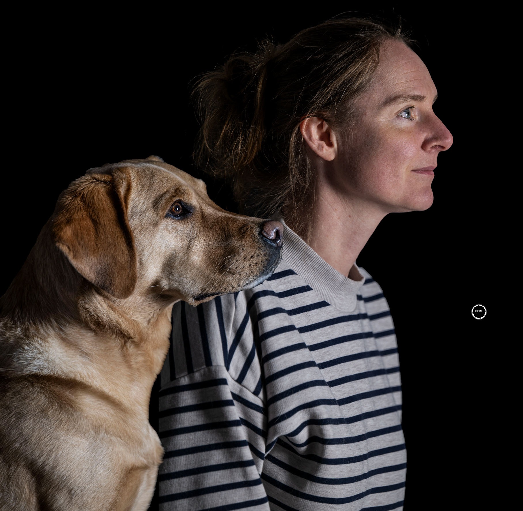 Sophart Photography Hunde Fotoshooting mit Besitzer