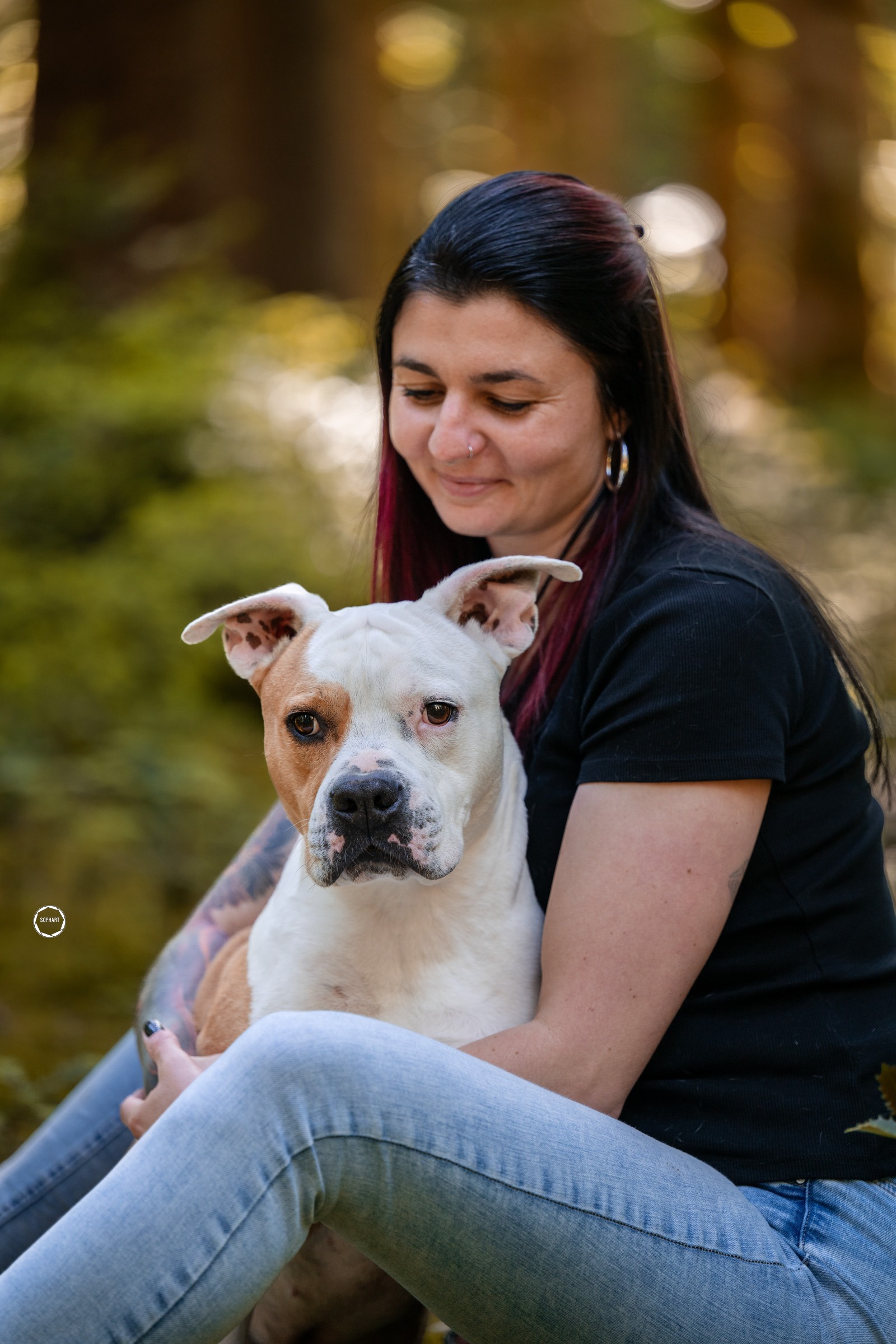 Sophart Photography Hunde Fotoshooting mit Besitzer
