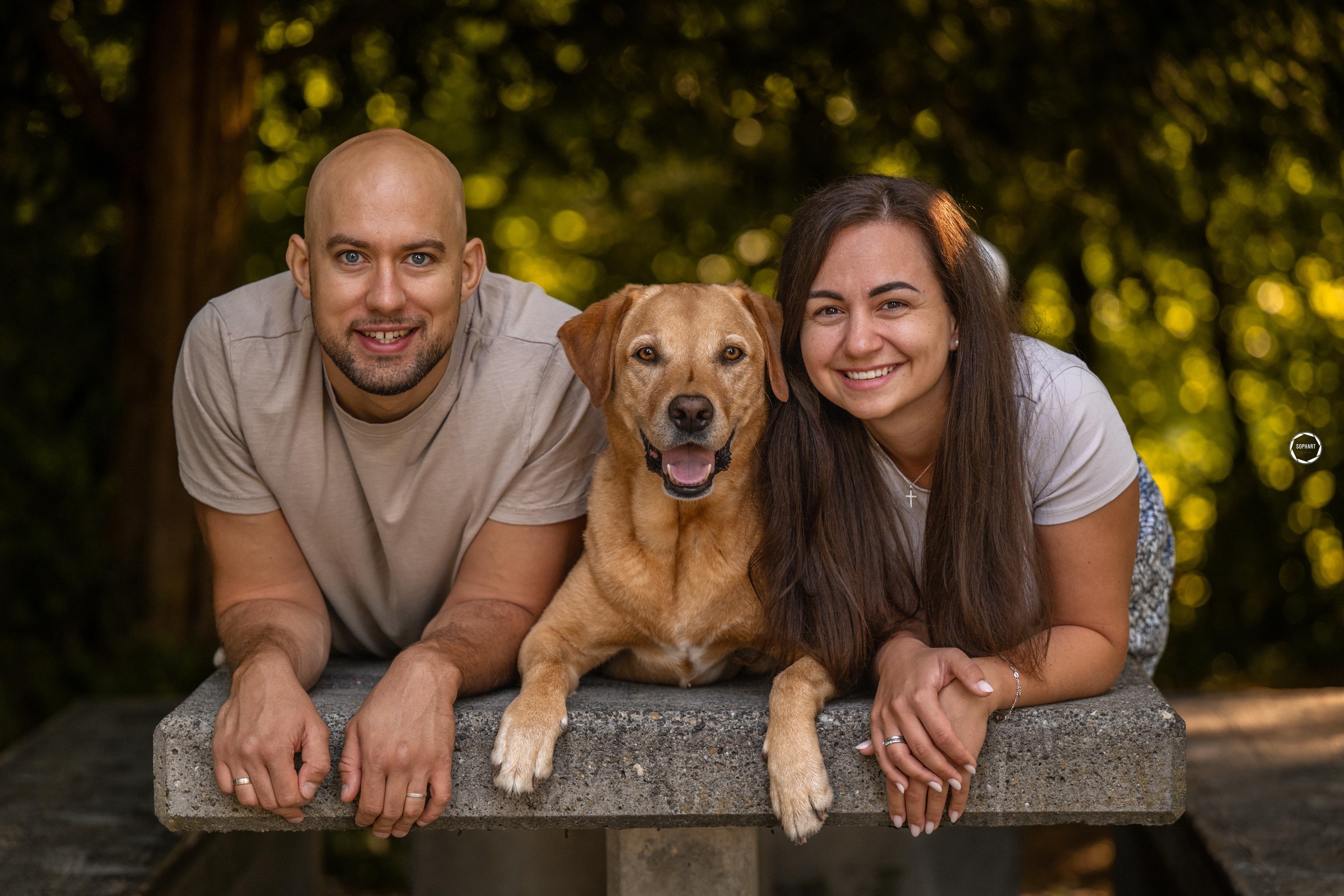 Sophart Photography Hunde Fotoshooting mit Besitzer
