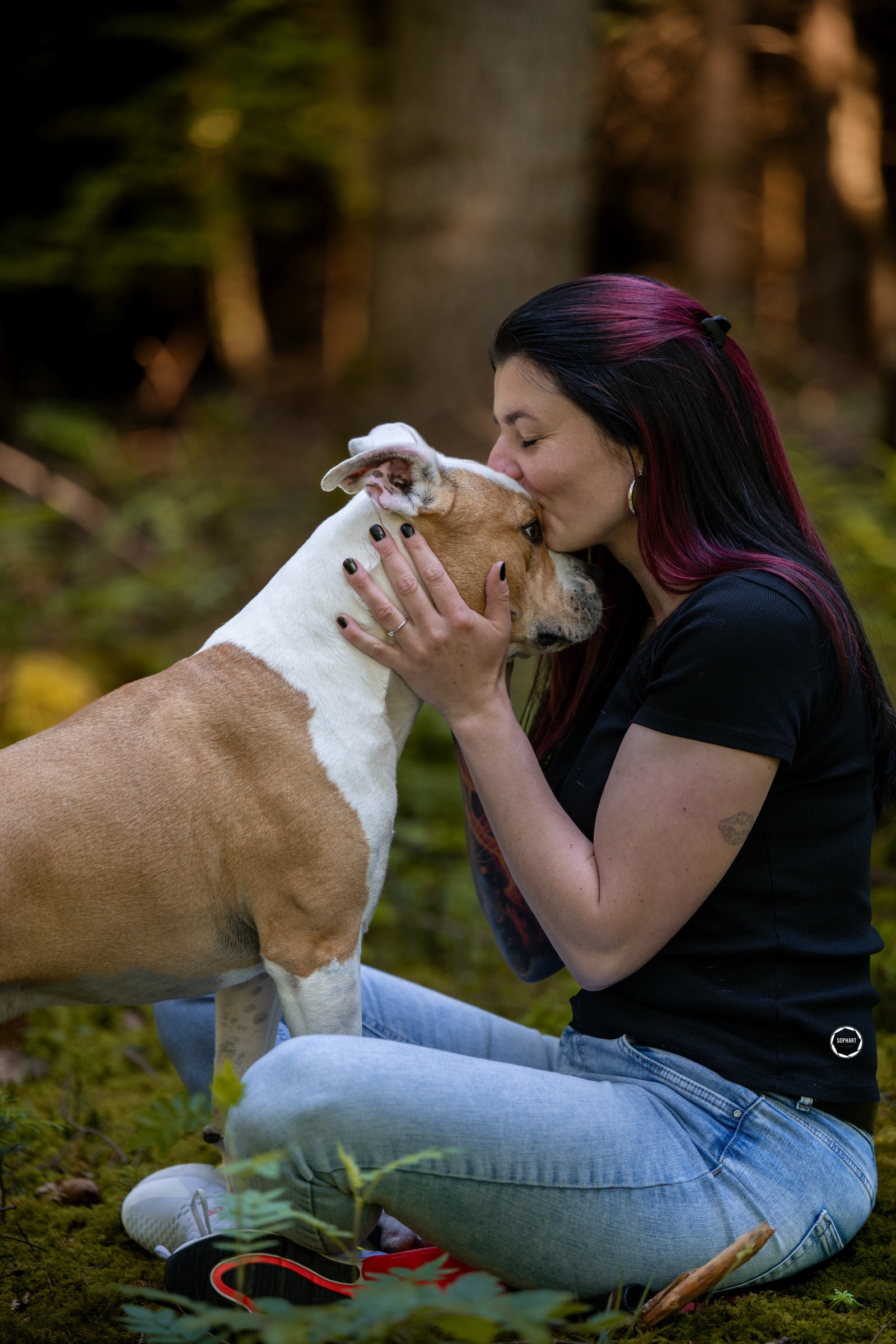 Sophart Photography Hunde Fotoshooting mit Besitzer