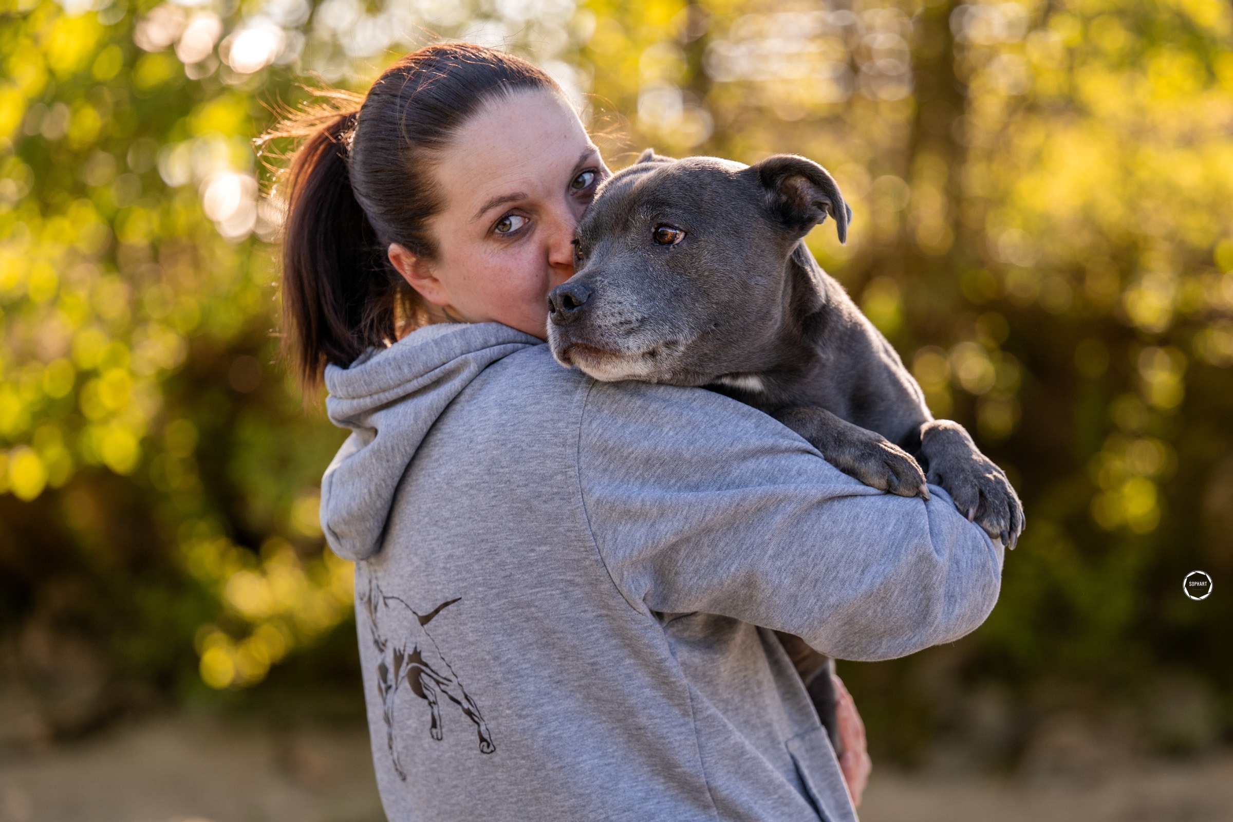 Sophart Photography Hunde Fotoshooting mit Besitzer